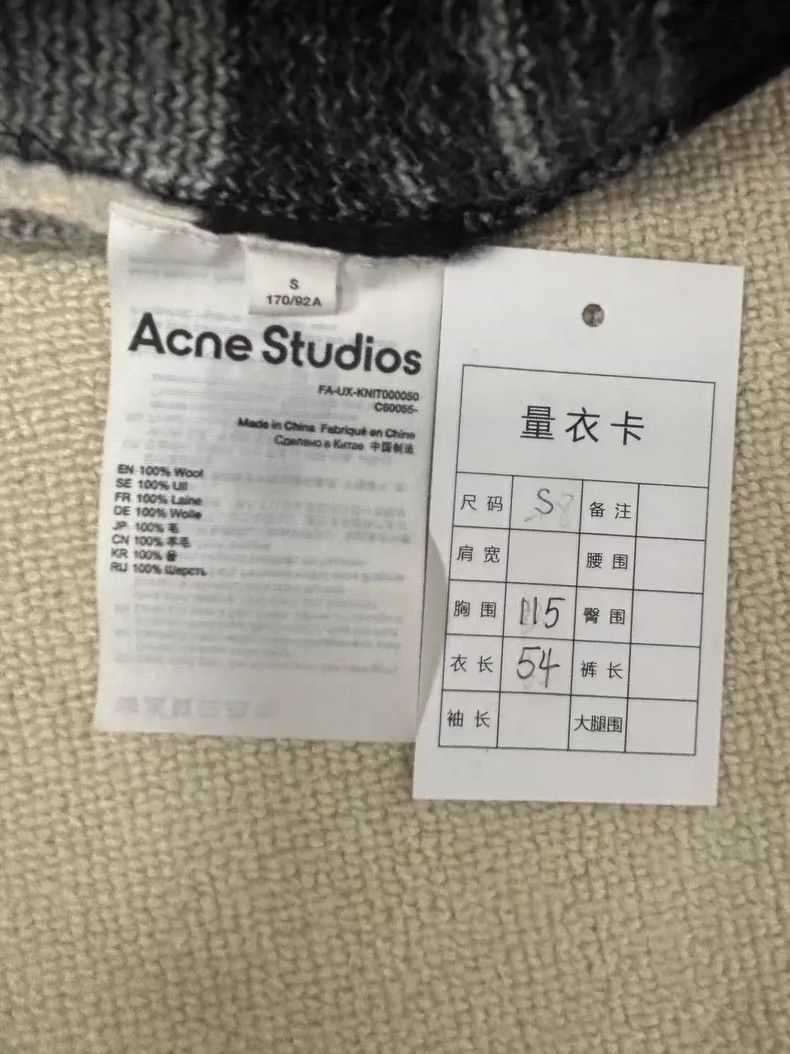 Acne Studios Acne Studios Black and White Wool Sweater Size US S / EU 44-46 / 1 - 5 Thumbnail