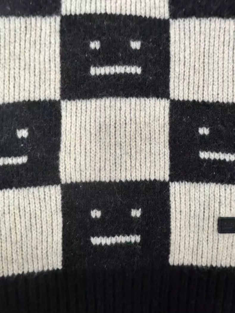 Acne Studios Acne Studios Black and White Wool Sweater Size US S / EU 44-46 / 1 - 3 Thumbnail