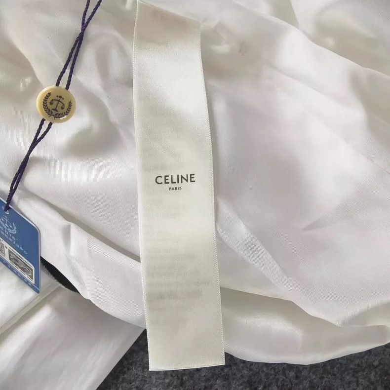 Celine Celine White Logo Jacket Size US M / EU 48-50 / 2 - 4 Thumbnail