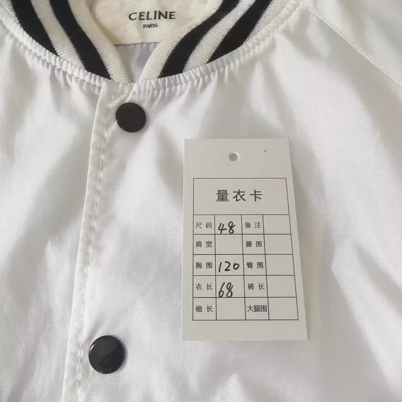 Celine Celine White Logo Jacket Size US M / EU 48-50 / 2 - 6 Thumbnail