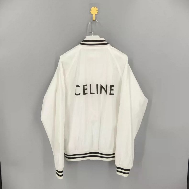 Celine Celine White Logo Jacket Size US M / EU 48-50 / 2 - 2 Thumbnail