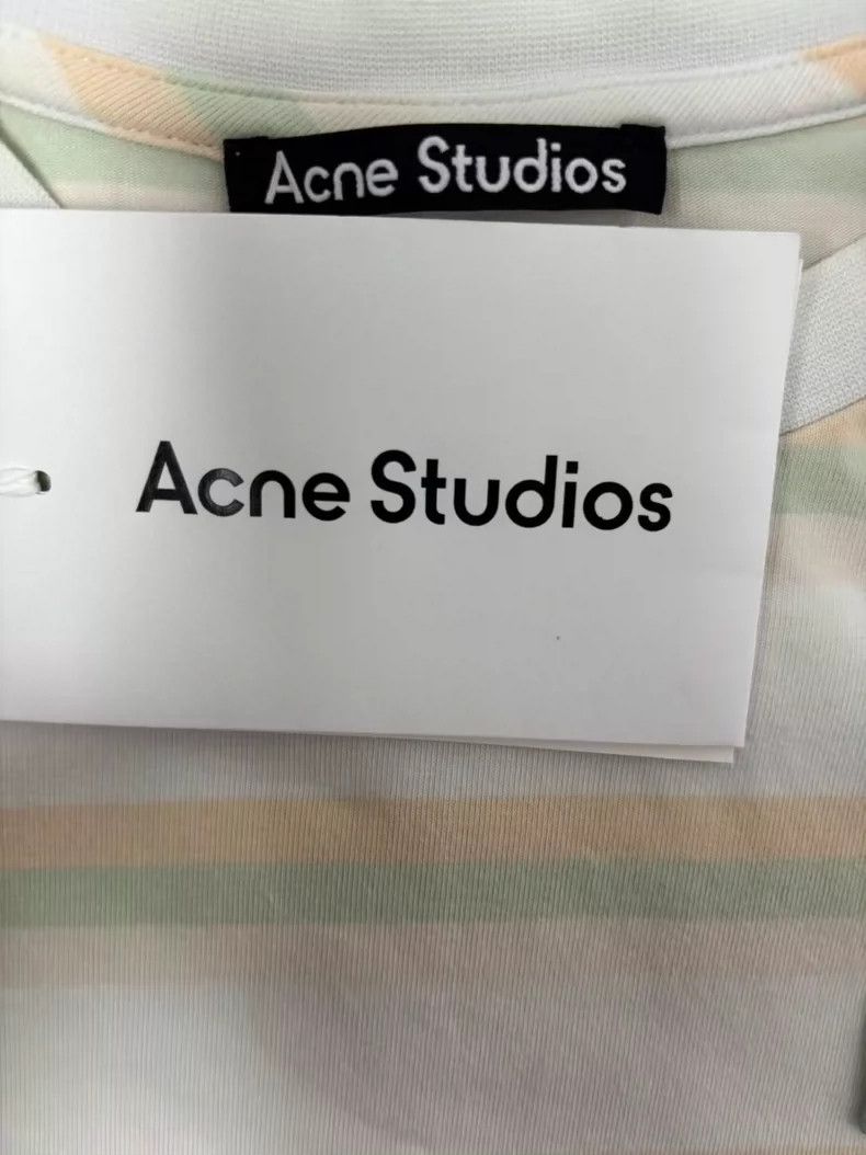 Acne Studios Acne Studios Striped Logo T-Shirt Size S Size US S / EU 44-46 / 1 - 4 Thumbnail