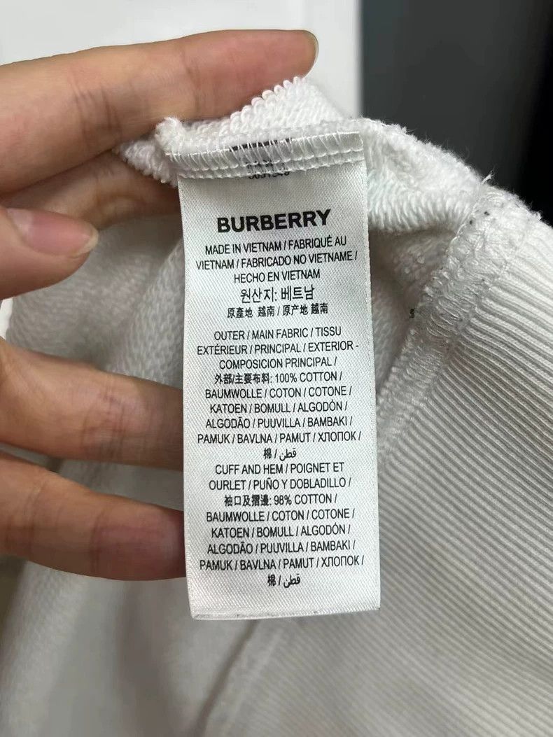 Burberry Burberry Check Logo Sweatshirt in XXL Size Size US XXL / EU 58 / 5 - 3 Thumbnail