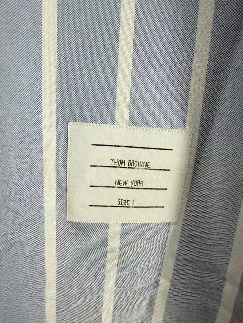 Thom Browne Thom Browne Striped Tennis Embroidered Shirt Size US M / EU 48-50 / 2 - 5 Thumbnail