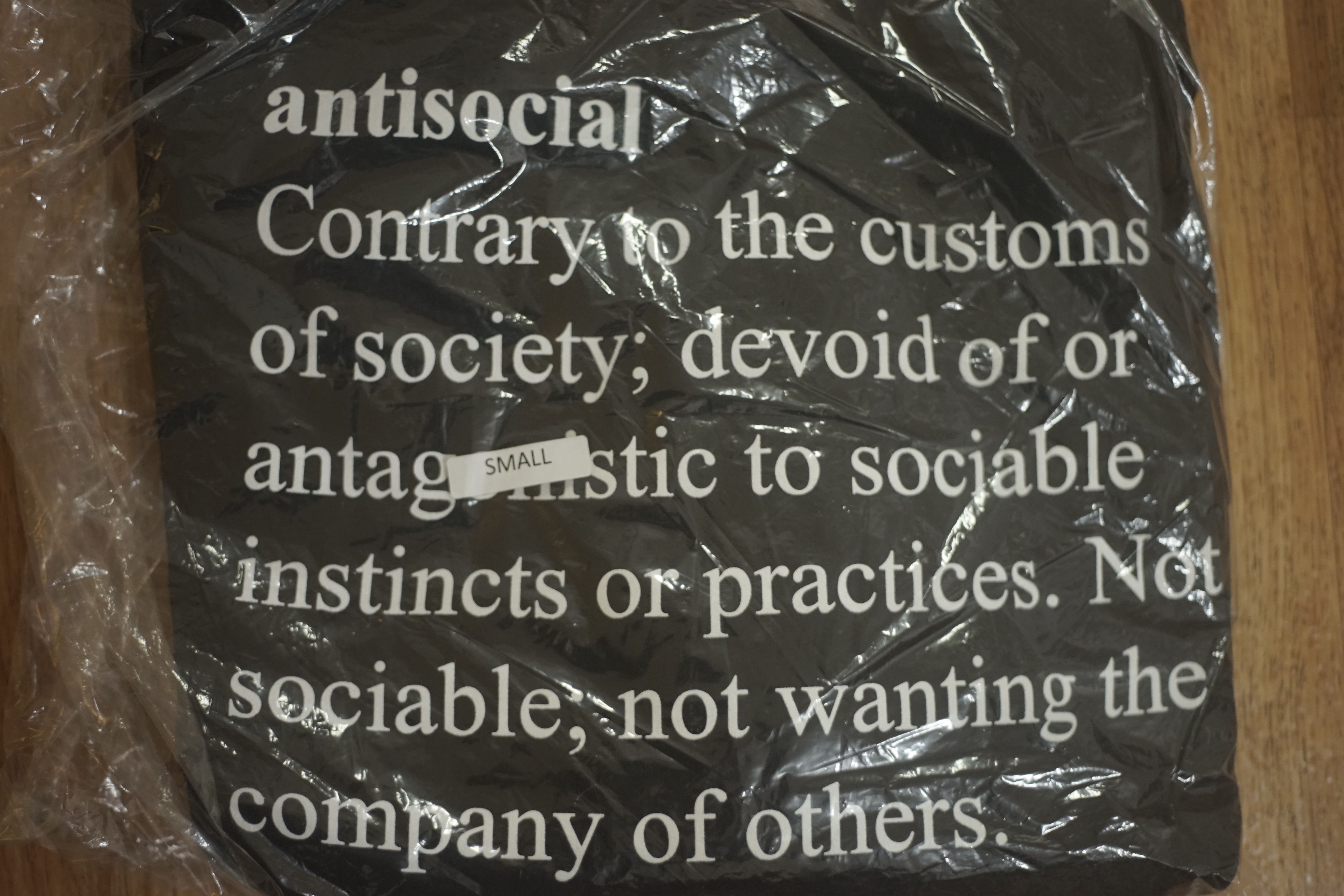 Anti Social Social Club New Meaning Text Black Hoodie Size US S / EU 44-46 / 1 - 2 Thumbnail