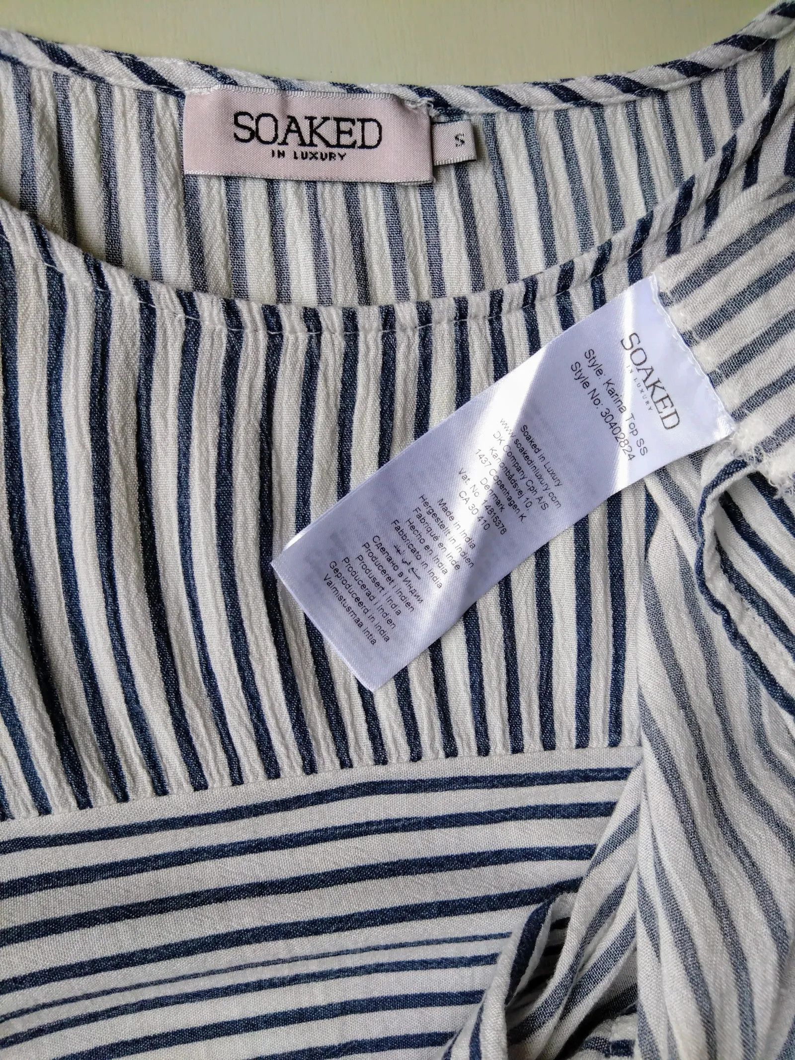 Other Soaked In Luxury Blouse Size S / US 4 / IT 40 - 2 Thumbnail