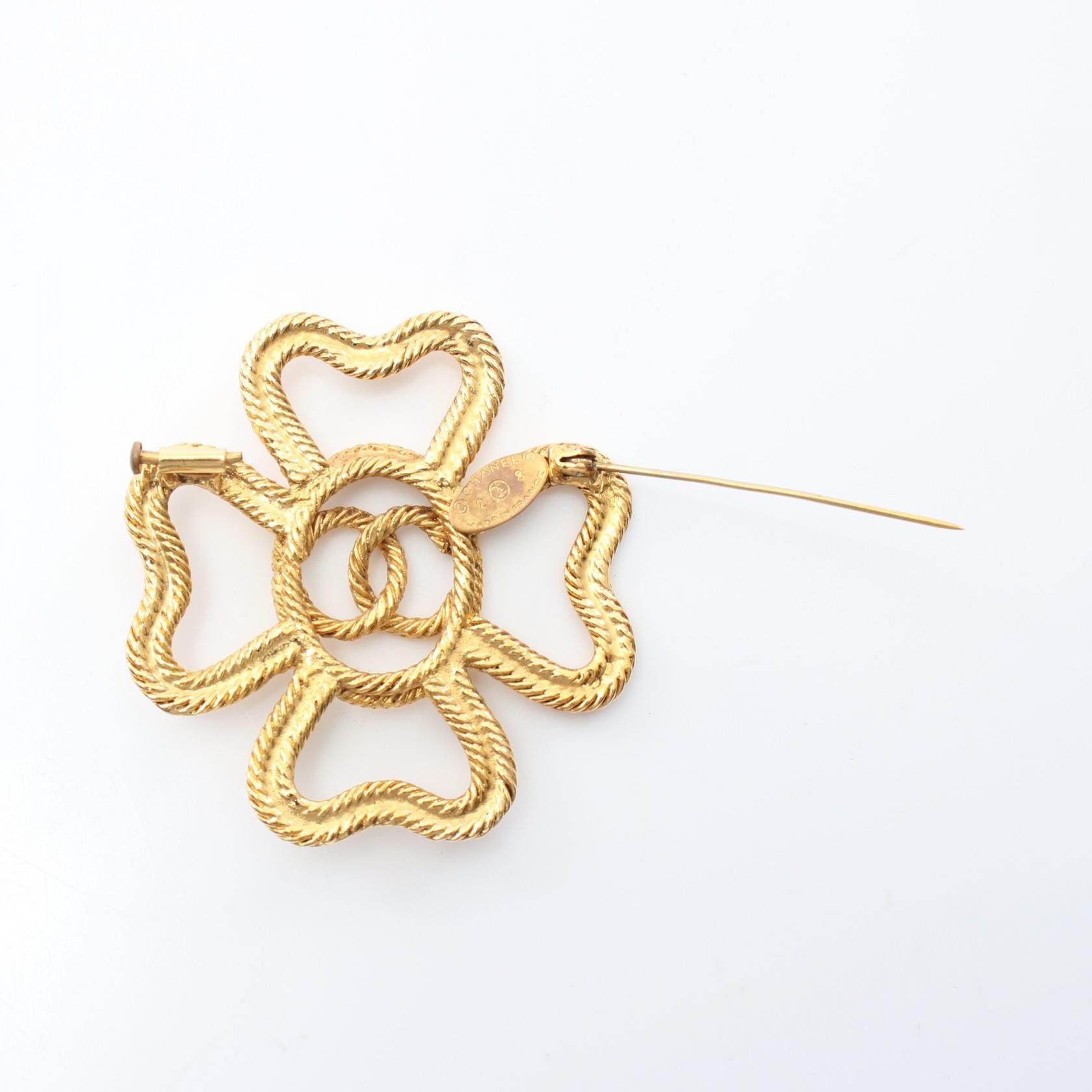 Chanel Chanel Chanel Coco Mark Brooch Metal Brooch DUTY FREE for USA Size ONE SIZE - 2 Thumbnail