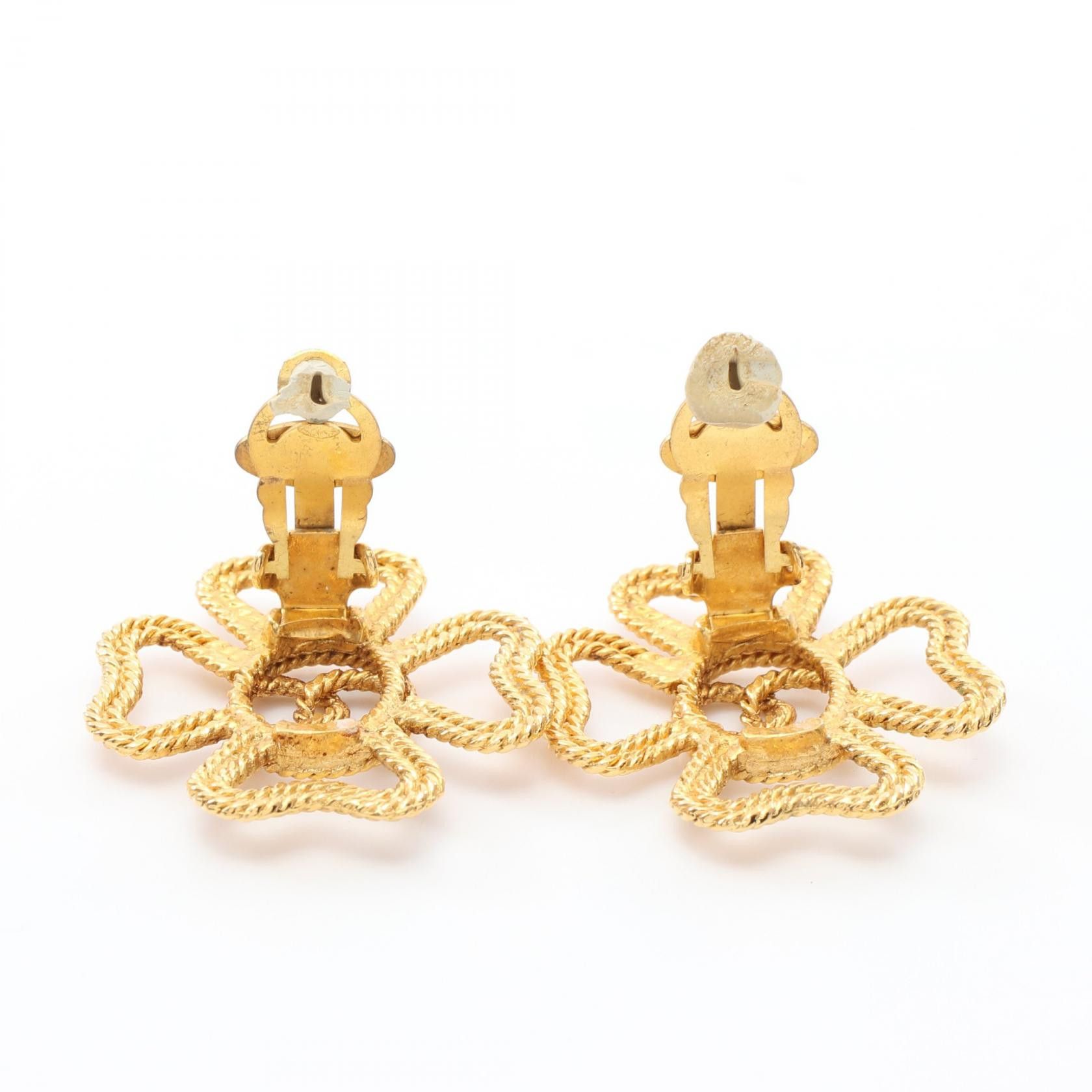 Chanel Chanel Chanel Coco Mark Earrings Metal Earrings Size ONE SIZE - 5 Thumbnail