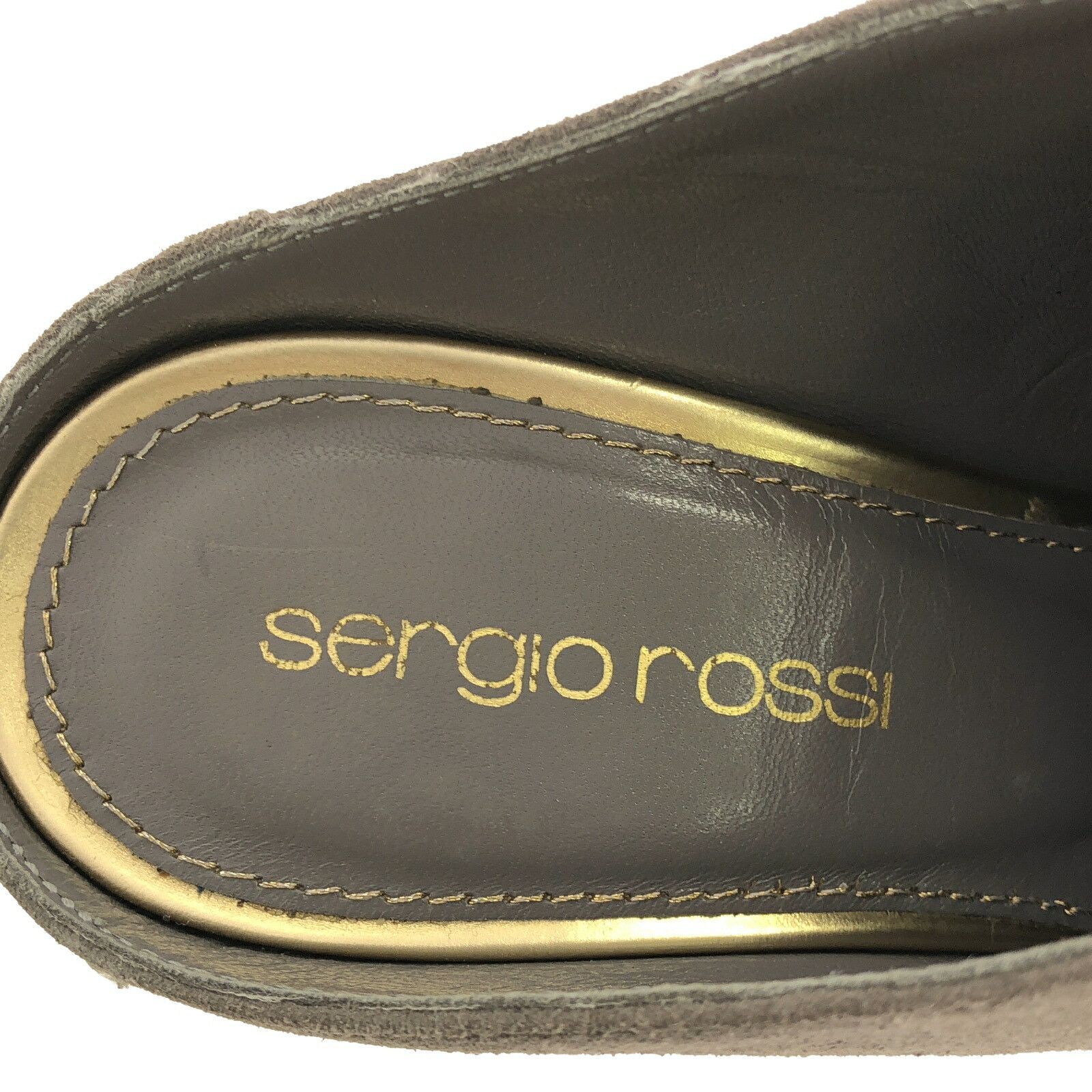 Other Other Sergio Rossi Official Suede Mules Suede Shoes Size ONE SIZE - 6 Thumbnail