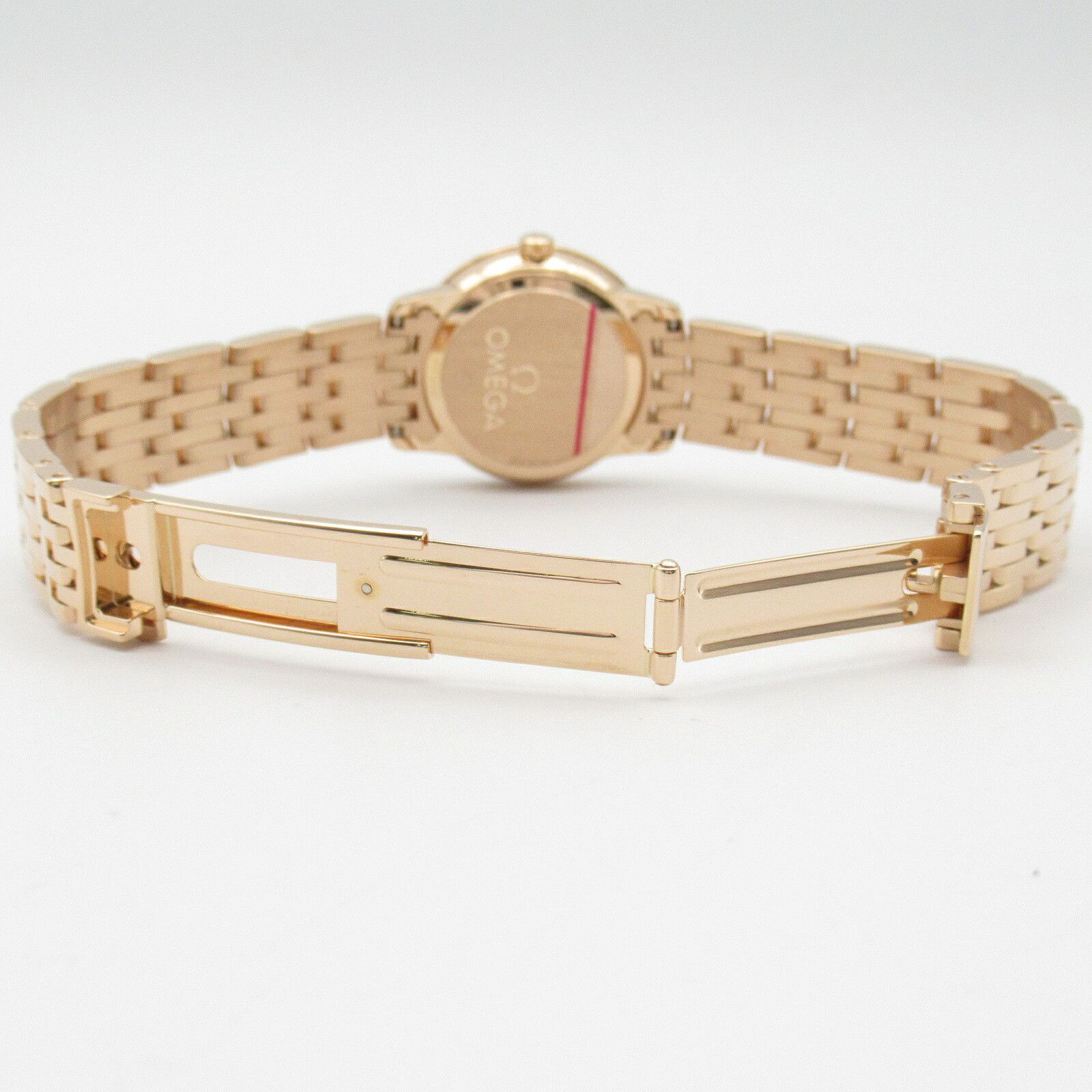 Omega Omega Omega De Ville Prestige Au750 Watch Crocodile skin Quartz 424.55.24.60.55.002 Size ONE SIZE - 5 Thumbnail