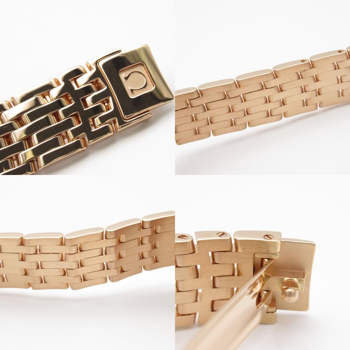 Omega Omega Omega De Ville Prestige Au750 Watch Crocodile skin Quartz 424.55.24.60.55.002 Size ONE SIZE - 10 Thumbnail