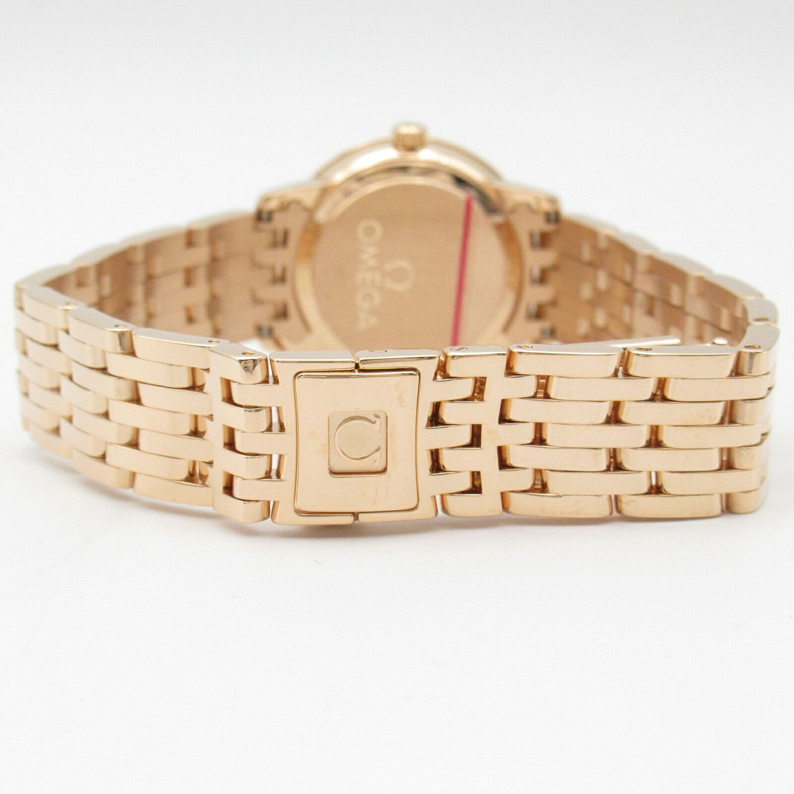 Omega Omega Omega De Ville Prestige Au750 Watch Crocodile skin Quartz 424.55.24.60.55.002 Size ONE SIZE - 4 Thumbnail