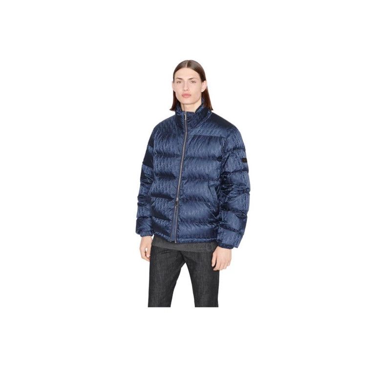 Dior Dior Classic Logo Puffer Jacket in Navy Size US XL / EU 56 / 4 - 8 Thumbnail