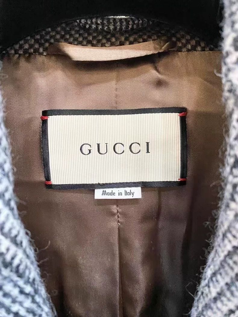 Gucci Gucci Embroidered Wool Long Coat Size US L / EU 52-54 / 3 - 6 Thumbnail