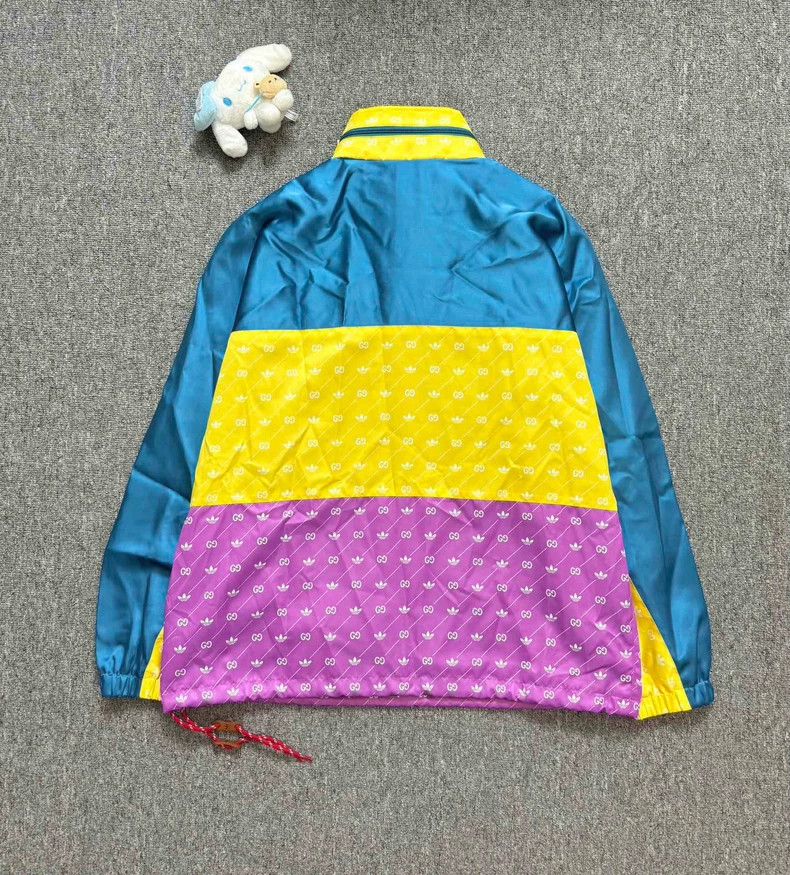 Gucci Gucci x Adidas Colorful Logo Pullover Jacket Size US M / EU 48-50 / 2 - 2 Thumbnail