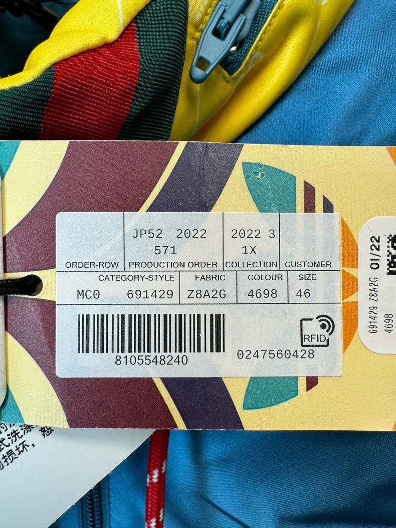 Gucci Gucci x Adidas Colorful Logo Pullover Jacket Size US M / EU 48-50 / 2 - 6 Thumbnail