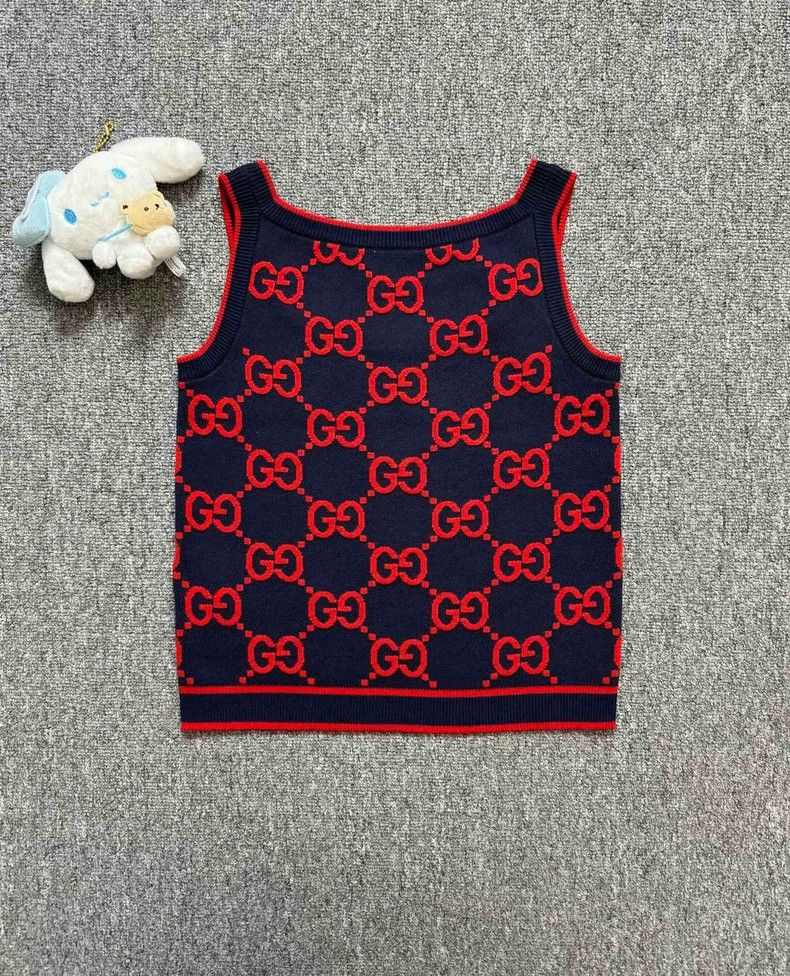 Gucci Gucci Black Red Logo Tank Top Size US XS / EU 42 / 0 - 4 Thumbnail
