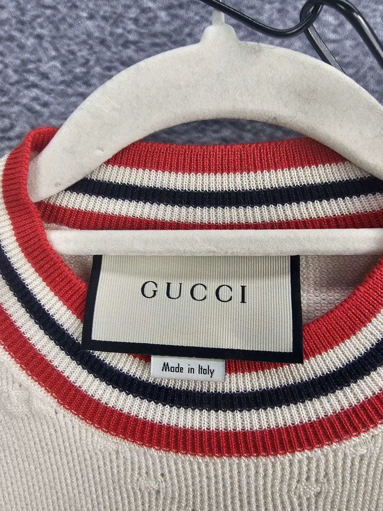 Gucci Gucci Round Neck Short Sleeve Knit Shirt Size US S / EU 44-46 / 1 - 7 Thumbnail