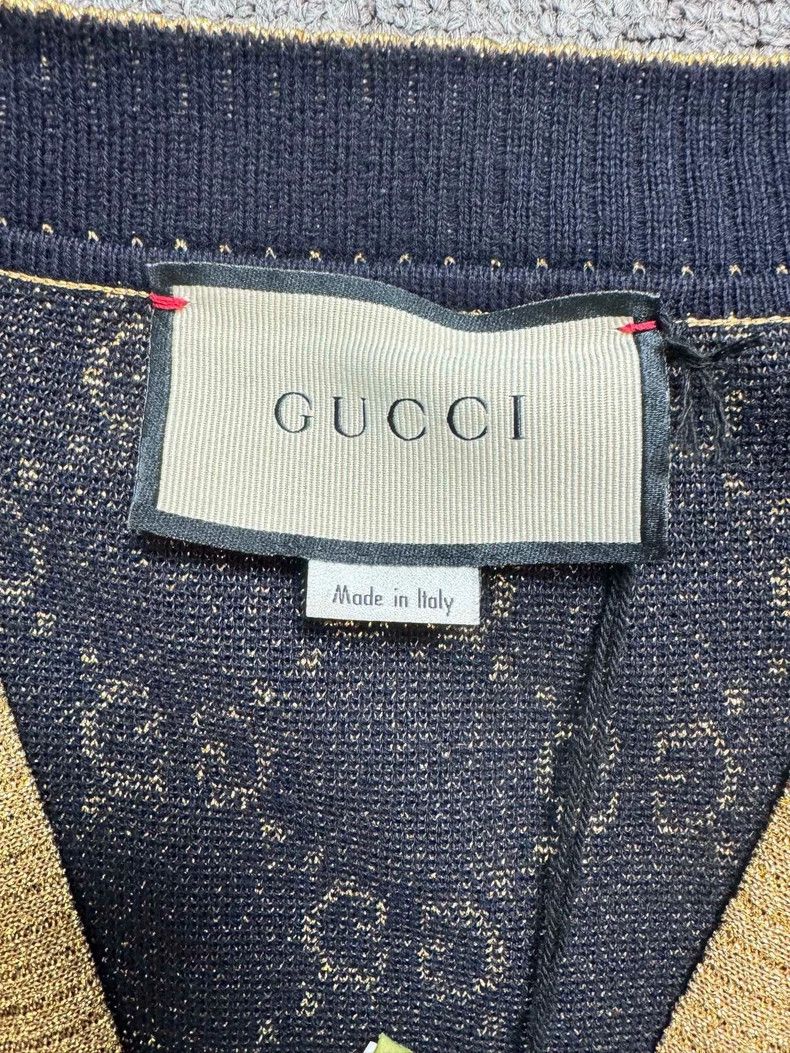 Gucci Gucci Logo Knit Cardigan in New Condition Size US M / EU 48-50 / 2 - 4 Thumbnail