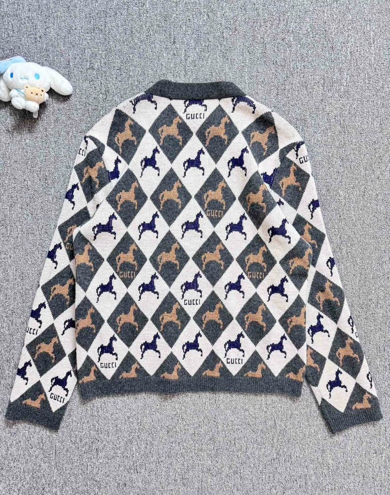 Gucci Gucci Wool Knit Cardigan with Logo Size US XL / EU 56 / 4 - 2 Thumbnail