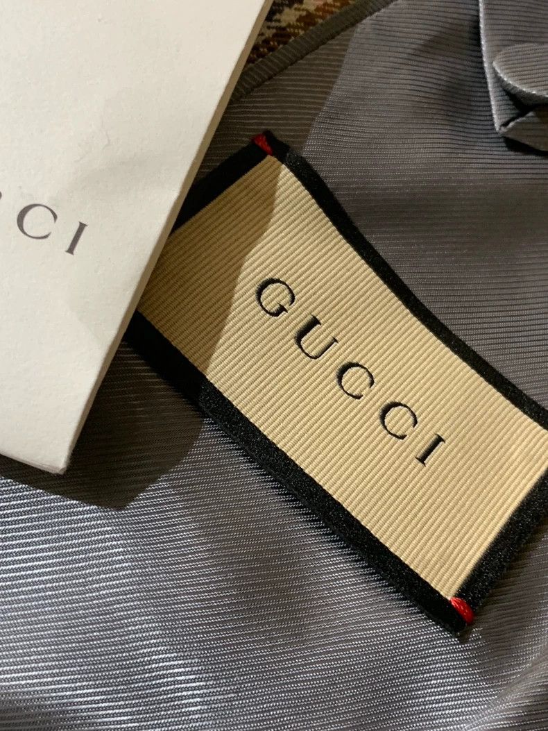 Gucci Gucci Double Breasted Checked Blazer Size US M / EU 48-50 / 2 - 3 Thumbnail