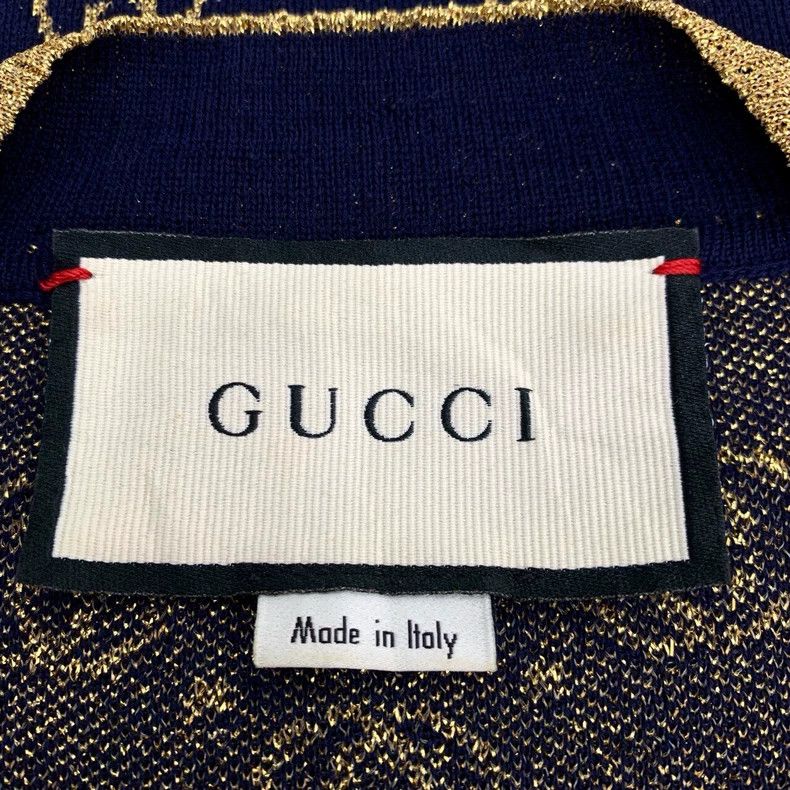 Gucci Gucci Navy Logo Knit Dress Size M Size M / US 6-8 / IT 42-44 - 5 Thumbnail