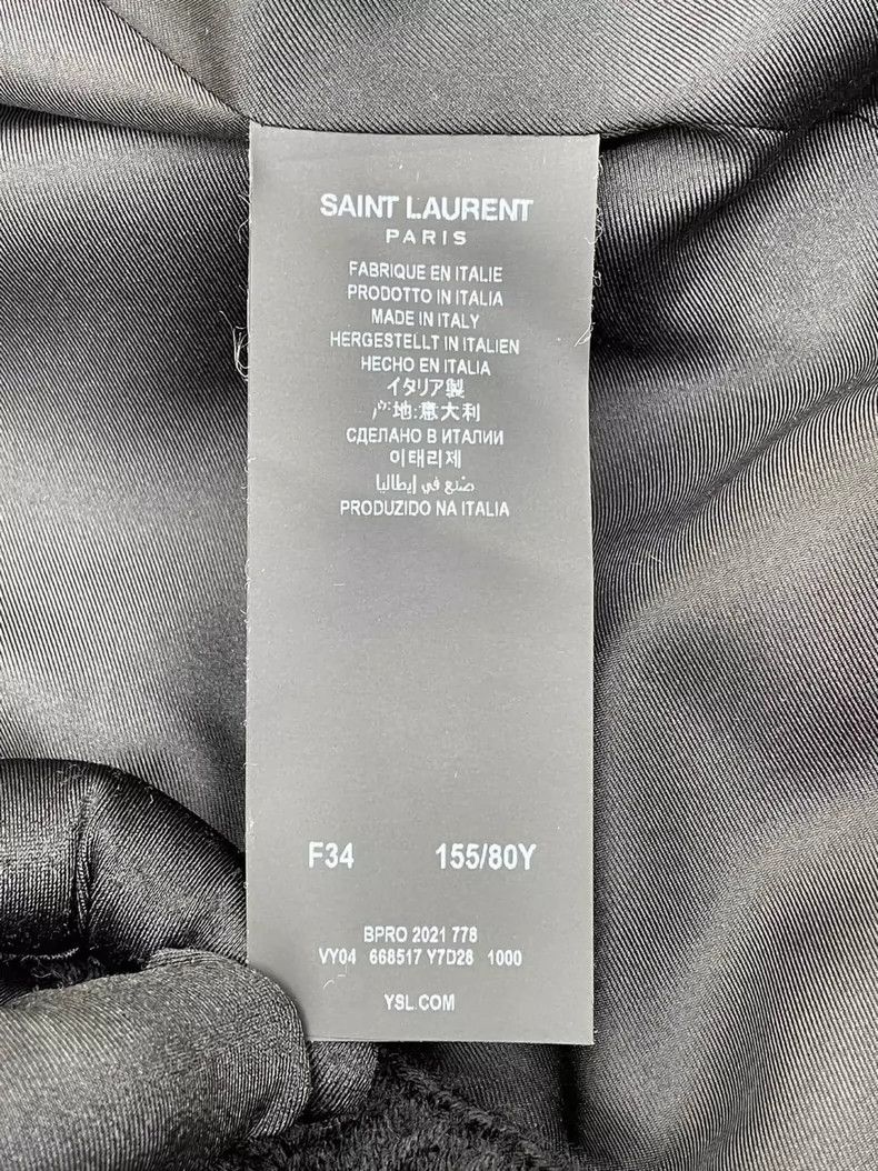 Saint Laurent Paris SLP Tweed Jacket with Gold Buttons Size US S / EU 44-46 / 1 - 6 Thumbnail