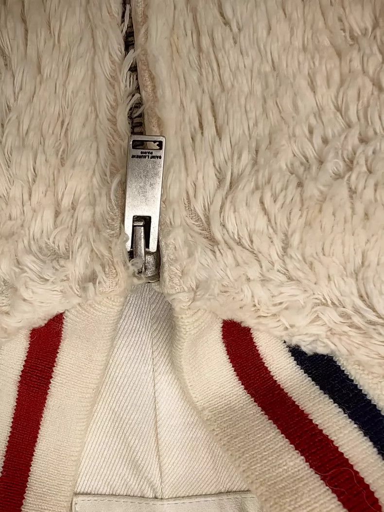 Yves Saint Laurent Saint Laurent Cream Plush Jacket Size US L / EU 52-54 / 3 - 7 Thumbnail