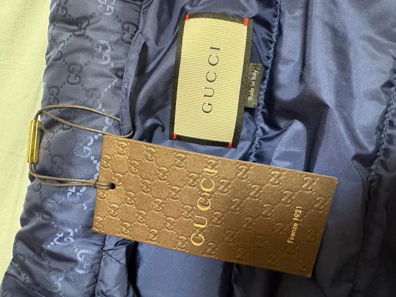 Gucci Gucci Logo Puffer Vest with Hood Size US XL / EU 56 / 4 - 4 Thumbnail