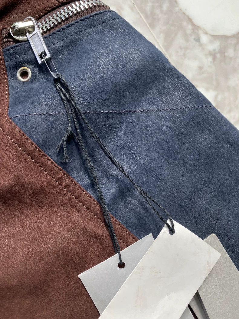Rick Owens Burgundy Leather Pants by Rick Owens Size US 34 / EU 50 - 6 Thumbnail