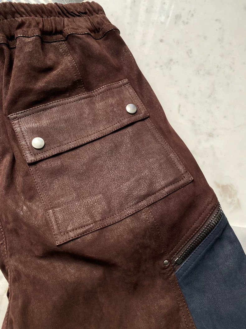Rick Owens Burgundy Leather Pants by Rick Owens Size US 34 / EU 50 - 7 Thumbnail