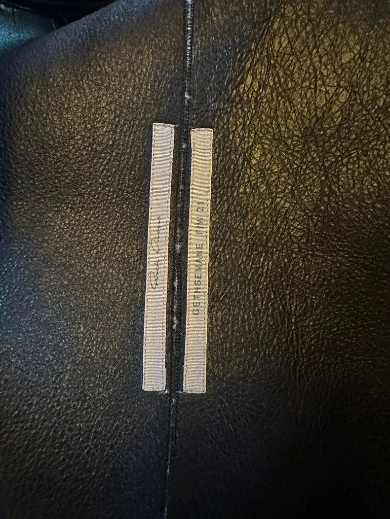 Rick Owens Rick Owens Shearling Leather Jacket FW21 Size US M / EU 48-50 / 2 - 5 Thumbnail