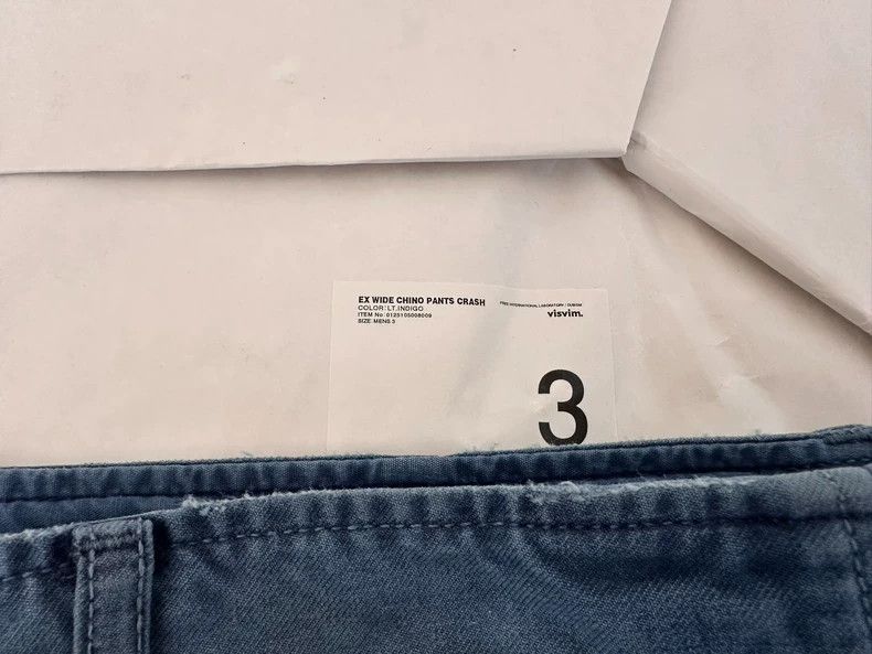 Visvim Visvim Wide Chino Pants LT Indigo Color Size US 34 / EU 50 - 4 Thumbnail