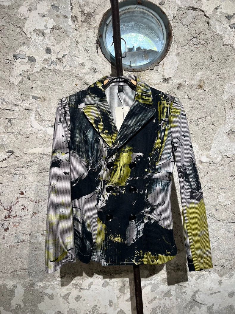 Yohji Yamamoto Stylish Double-Breasted Jacket by Yohji Yamamoto-dmc Size US M / EU 48-50 / 2 - 2 Thumbnail