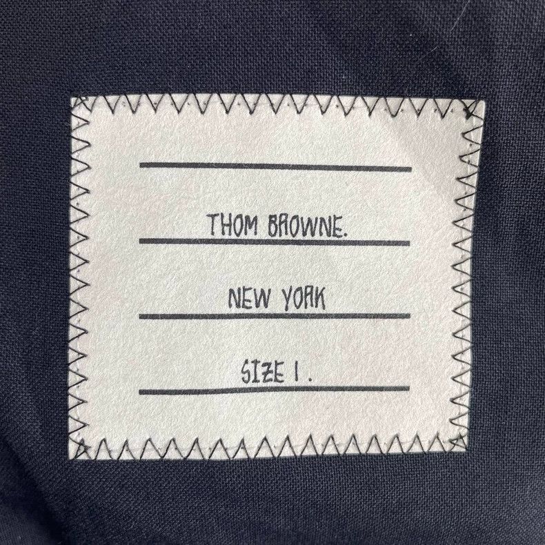 Thom Browne Thom Browne Navy Wool Striped Shirt Jacket-dmc Size US S / EU 44-46 / 1 - 5 Thumbnail