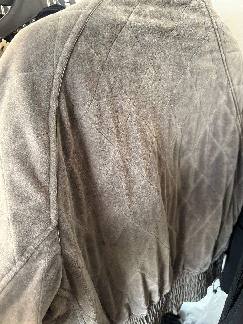 Haider Ackermann Velvet Bomber Jacket in Grey-dmc Size US XS / EU 42 / 0 - 7 Thumbnail