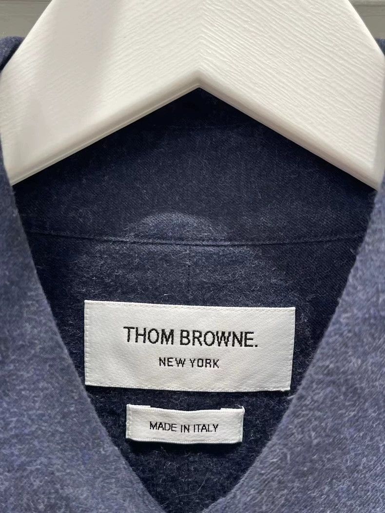 Thom Browne Thom Browne Distressed Shirt Jacket-dmc Size US M / EU 48-50 / 2 - 6 Thumbnail