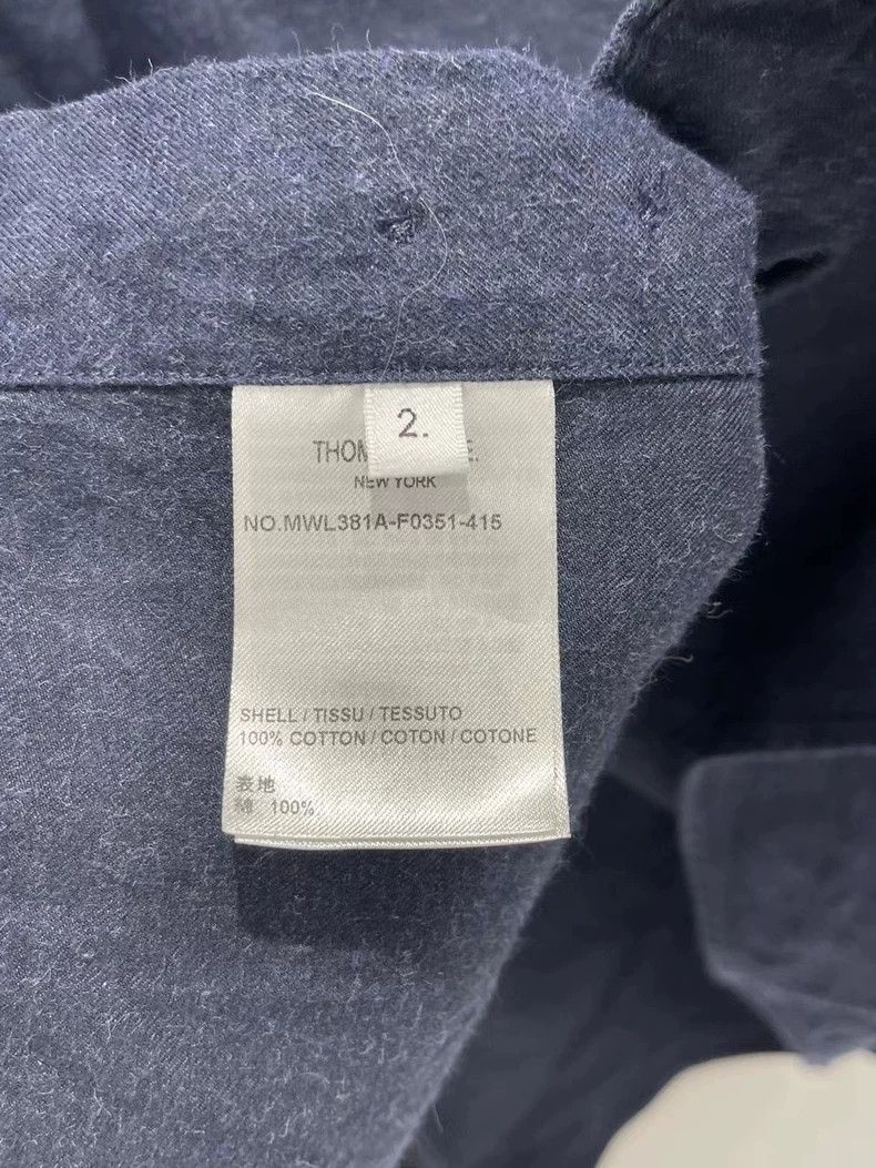Thom Browne Thom Browne Distressed Shirt Jacket-dmc Size US M / EU 48-50 / 2 - 7 Thumbnail