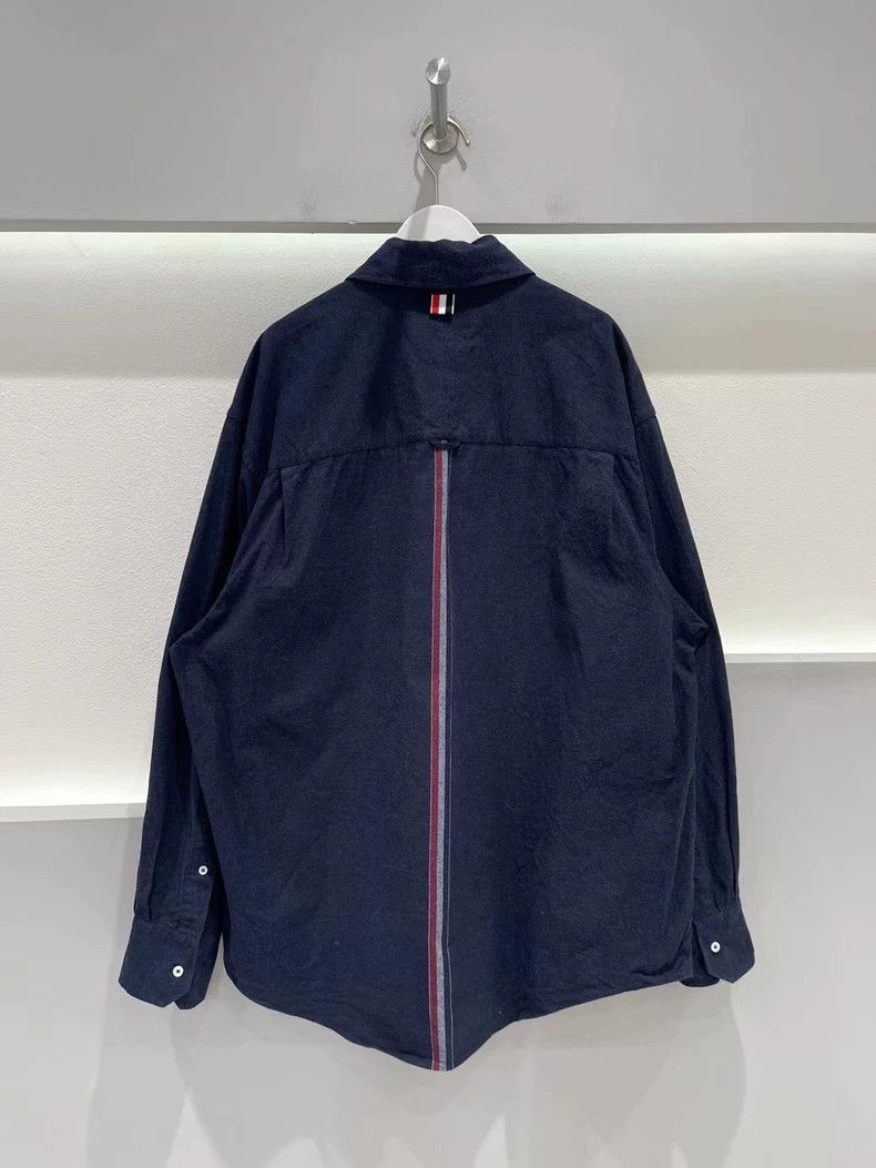 Thom Browne Thom Browne Distressed Shirt Jacket-dmc Size US M / EU 48-50 / 2 - 2 Thumbnail