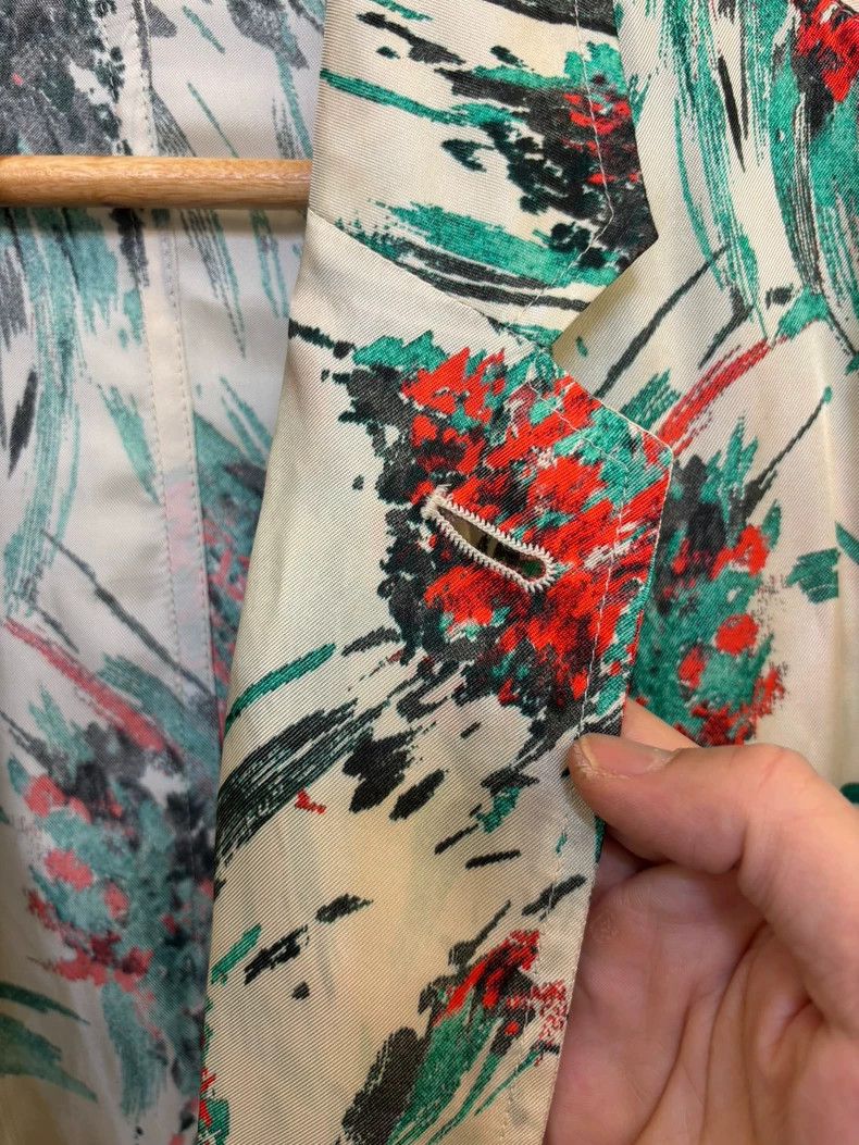 Dries Van Noten Dries Van Noten Floral Print Blazer-dmc Size US M / EU 48-50 / 2 - 4 Thumbnail