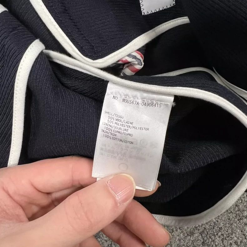 Thom Browne Thom Browne Striped Pattern Coat-dmc Size US S / EU 44-46 / 1 - 7 Thumbnail
