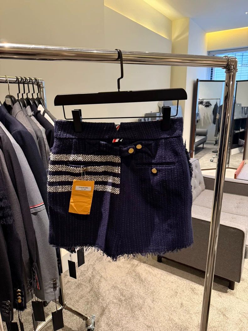 Thom Browne Rare Navy Pleated Skirt by Thom Browne-dmc Size US 31 - 2 Thumbnail