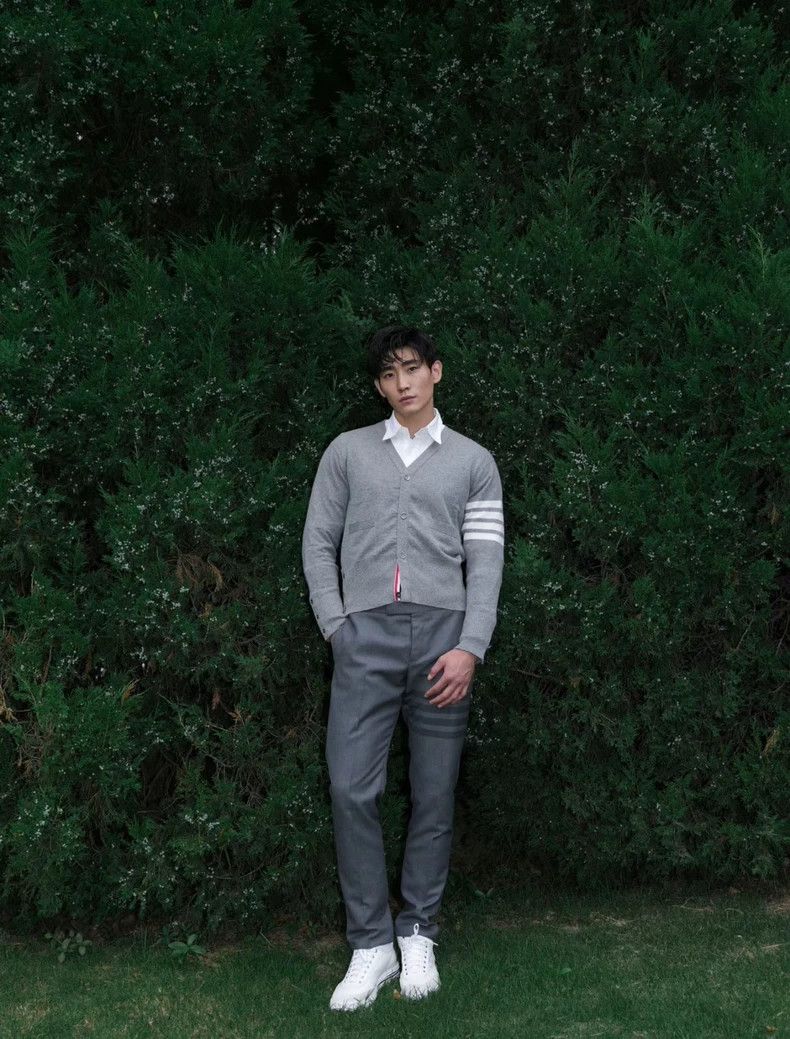 Thom Browne Thom Browne Cashmere Cardigan Light Grey-dmc Size US M / EU 48-50 / 2 - 8 Thumbnail