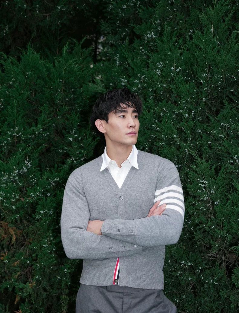 Thom Browne Thom Browne Cashmere Cardigan Light Grey-dmc Size US M / EU 48-50 / 2 - 6 Thumbnail