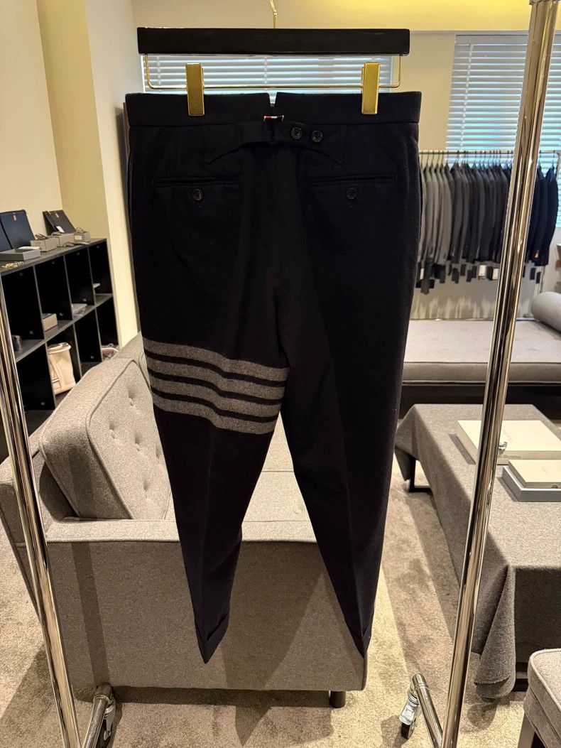 Thom Browne Thom Browne Classic High-Waisted Trousers-dmc Size US 30 / EU 46 - 2 Thumbnail