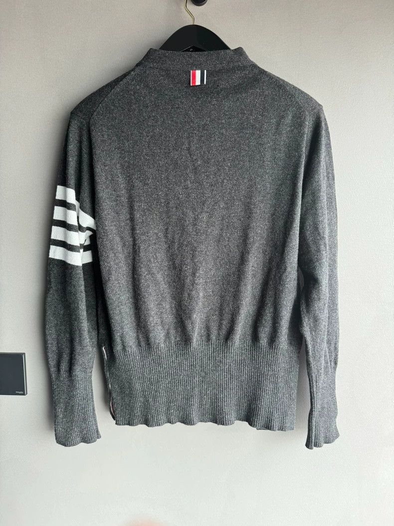 Thom Browne Classic Grey Cashmere Cardigan by Thom Browne-dmc Size US M / EU 48-50 / 2 - 2 Thumbnail