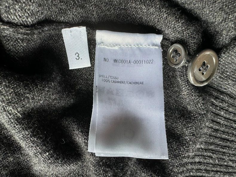 Thom Browne Classic Grey Cashmere Cardigan by Thom Browne-dmc Size US M / EU 48-50 / 2 - 4 Thumbnail