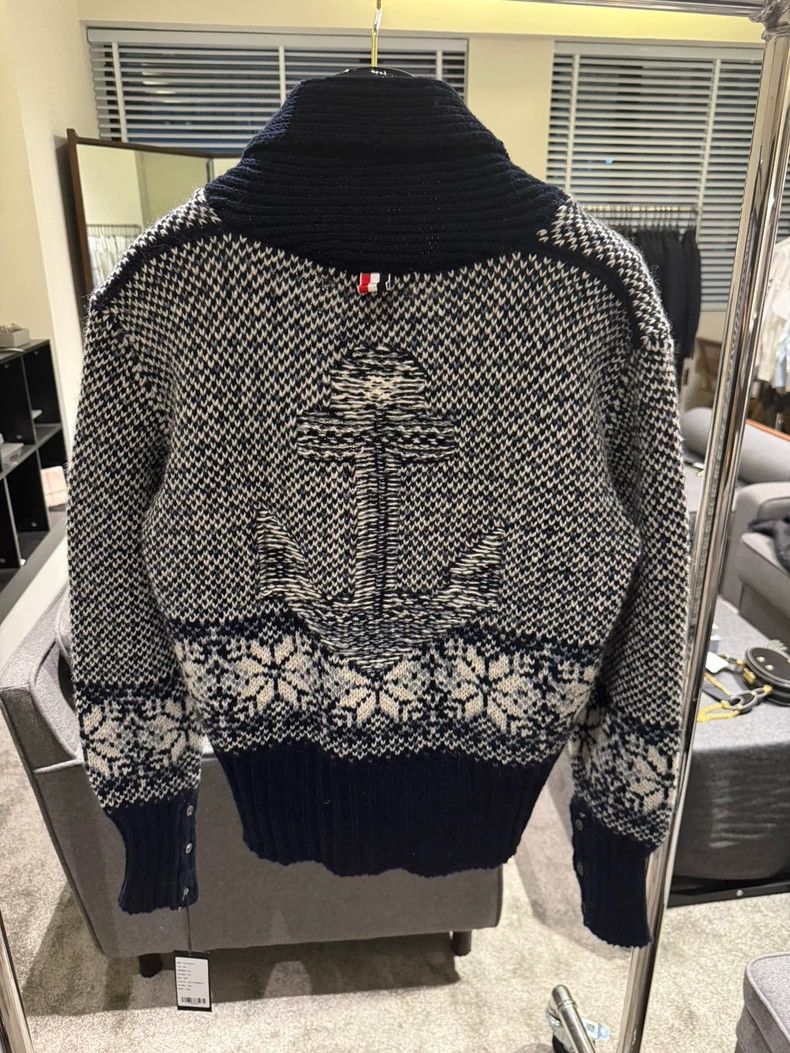 Thom Browne Thom Browne Wool Blend Cardigan-dmc Size US M / EU 48-50 / 2 - 2 Thumbnail