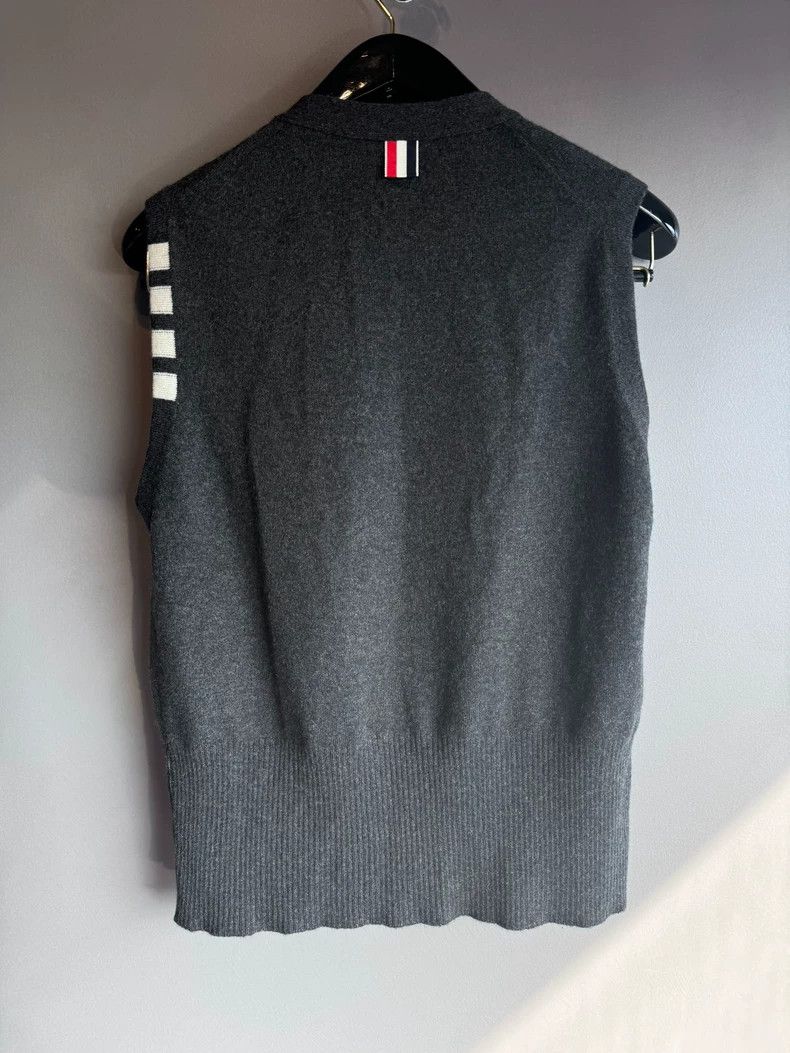 Thom Browne Classic Cashmere Vest by Thom Browne-dmc Size US M / EU 48-50 / 2 - 2 Thumbnail