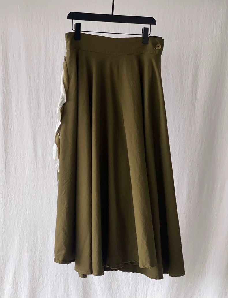Y's Y's Side Ruffled Wrap Maxi Skirt-dmc Size 30" / US 8 / IT 44 - 4 Thumbnail